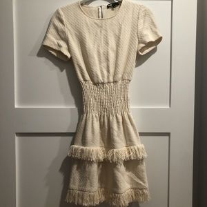 Make white tweed dress